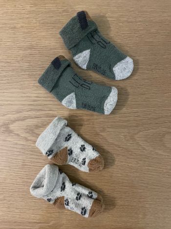 Lot de 2 paire de chaussette 15-16