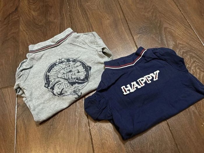 ensemble de 2 sous pulls à col roulé garcon Sergent Major taille 3 ans