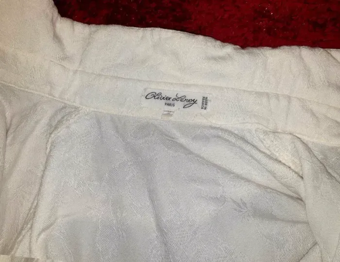 Chemise longue motif blanc - photo numéro 4