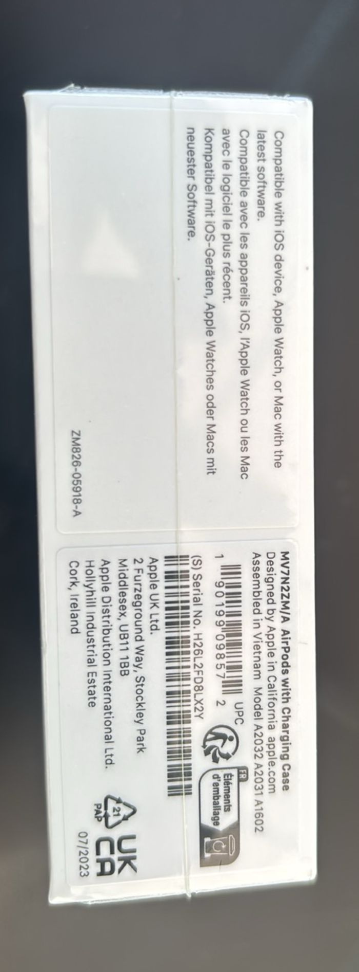 Airpods2 neuf authentique encore sous blister - photo numéro 3
