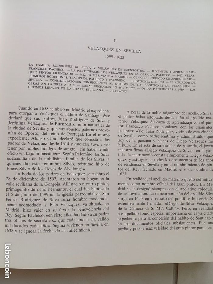 Livre de peinture Velazquez en espagnol - photo numéro 5