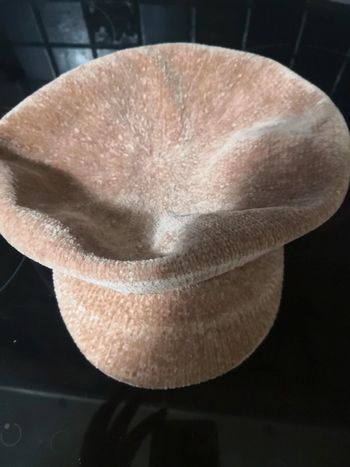 Casquette hiver maille chenille