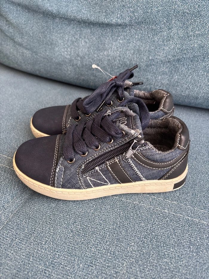 Baskets zip en jean neuves orchestra 28 - photo numéro 6