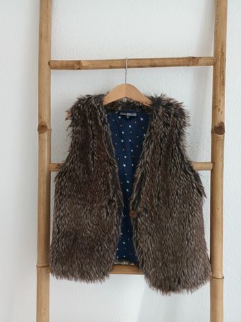 Veste fausse fourrure Jbc 10 ans
