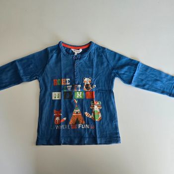 T-shirt manches longues  - kidkanai  - 4 ans
