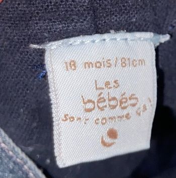 Robe en jean couleur bleu taille 18 mois