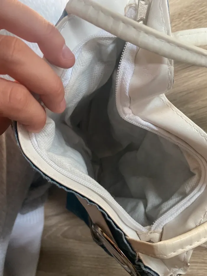 sac à main faux jean ck - photo numéro 6