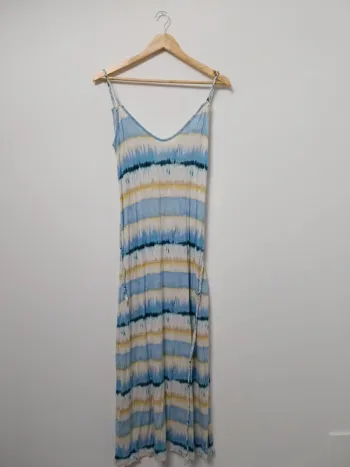 Robe d'été longue tricolore Les Petites Bombes 36