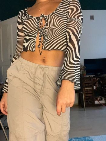 Pantalon décontracté à jambes larges