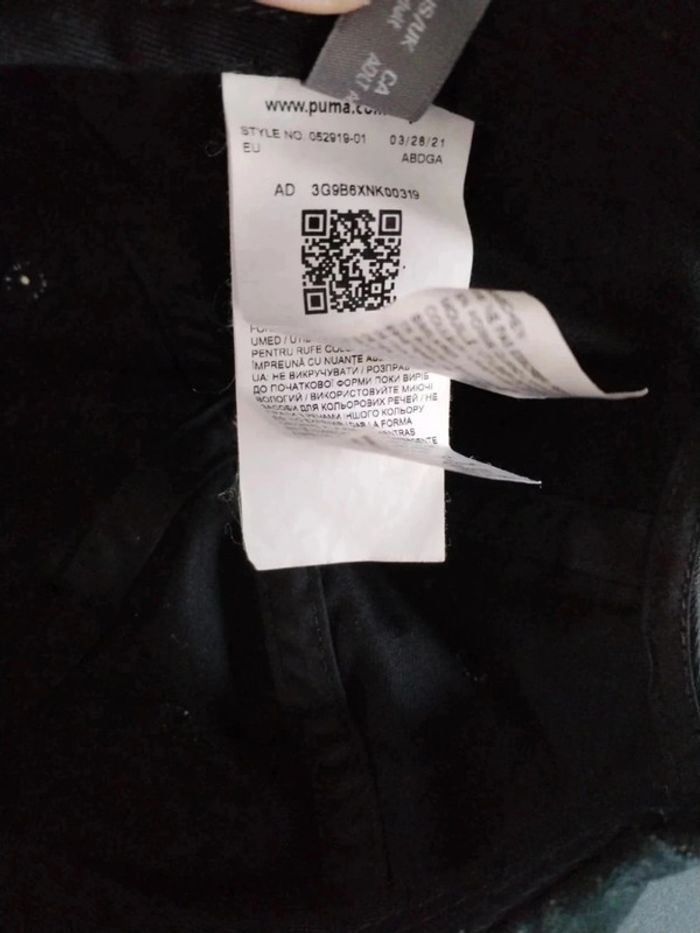 Casquette Puma Noir - photo numéro 6