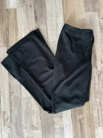 Pantalon noir évasé