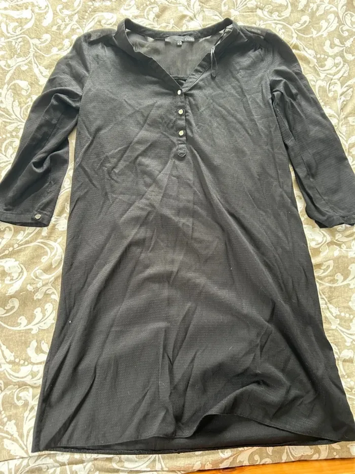 Robe manche longue noir étam taille 38