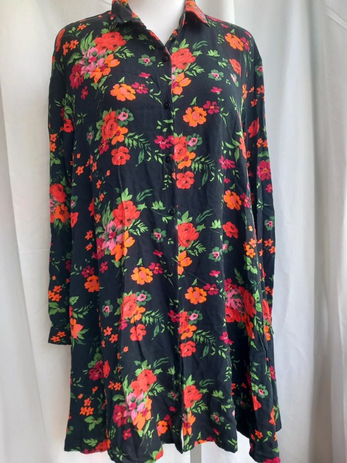 Robes chemises fleuris - photo numéro 3