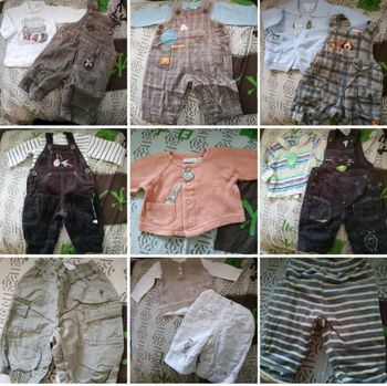 Lot vêtements garçon 1 mois
