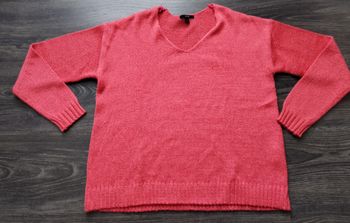 Pull orange fin XS 34 Kiabi