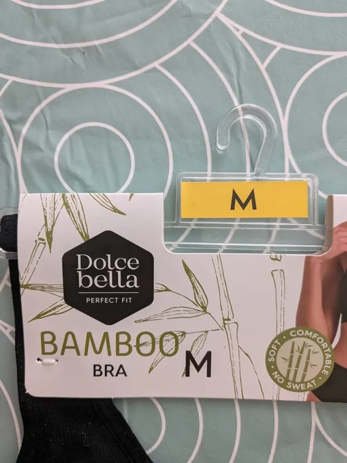 Soutien-gorge brassière noir Dolce Bella Bamboo – Taille M - photo numéro 2