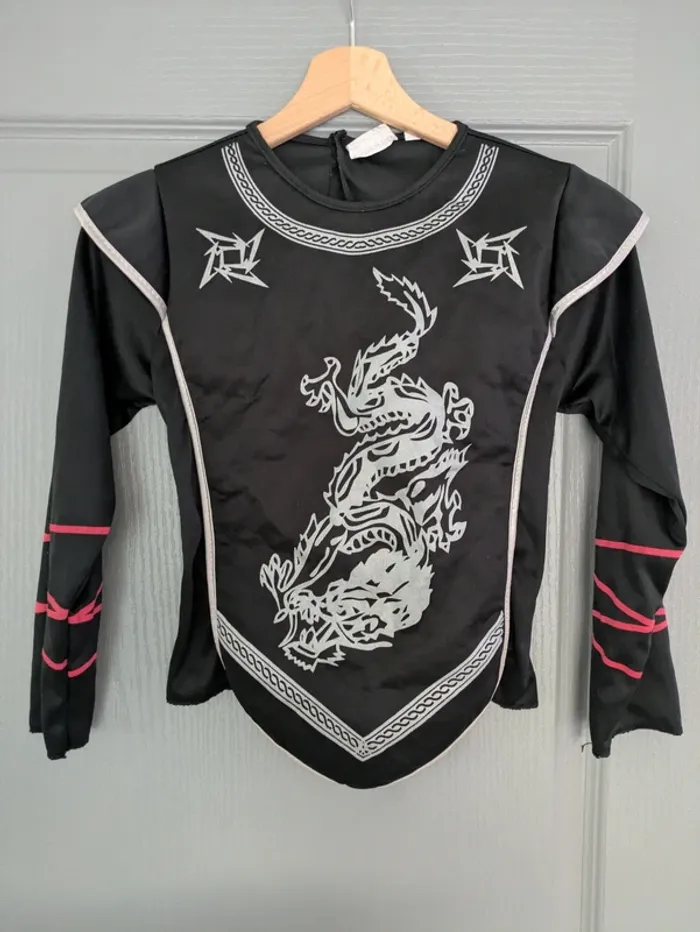 Costume déguisement ninja dragon 8 ans - photo numéro 5