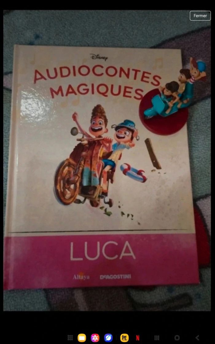 99ėme audioconte magique altaya deagostini disney audio conte compte comte magic livre& figurine