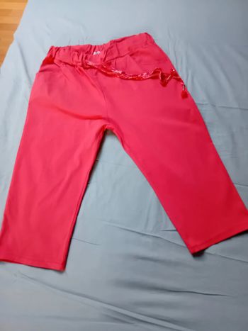 pantacourt rose fluo