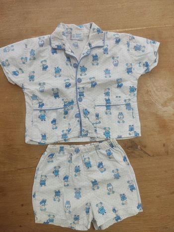 Pyjama short 18 mois vintage