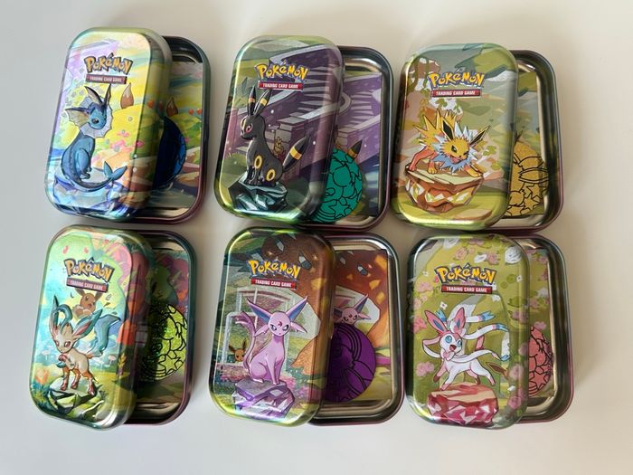 Lot de 6 Mini tin « évolutions prismatique » EV8.5 VIDE - photo numéro 3