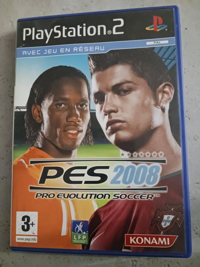 Jeu Playstation 2 PES 2008 Pro évolution soccer