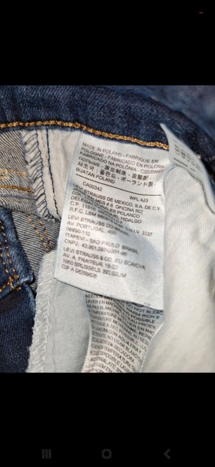 Jean's levi's taille XS W28 L34 - photo numéro 7