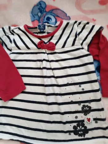 T-shirt manche longue terre de marin taille 12 mois
