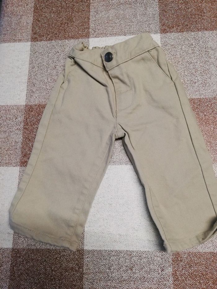 Pantalon 3 mois beige Tex