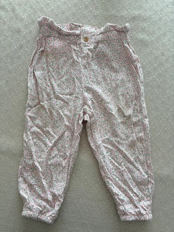 Pantalon fleurs bébé fille