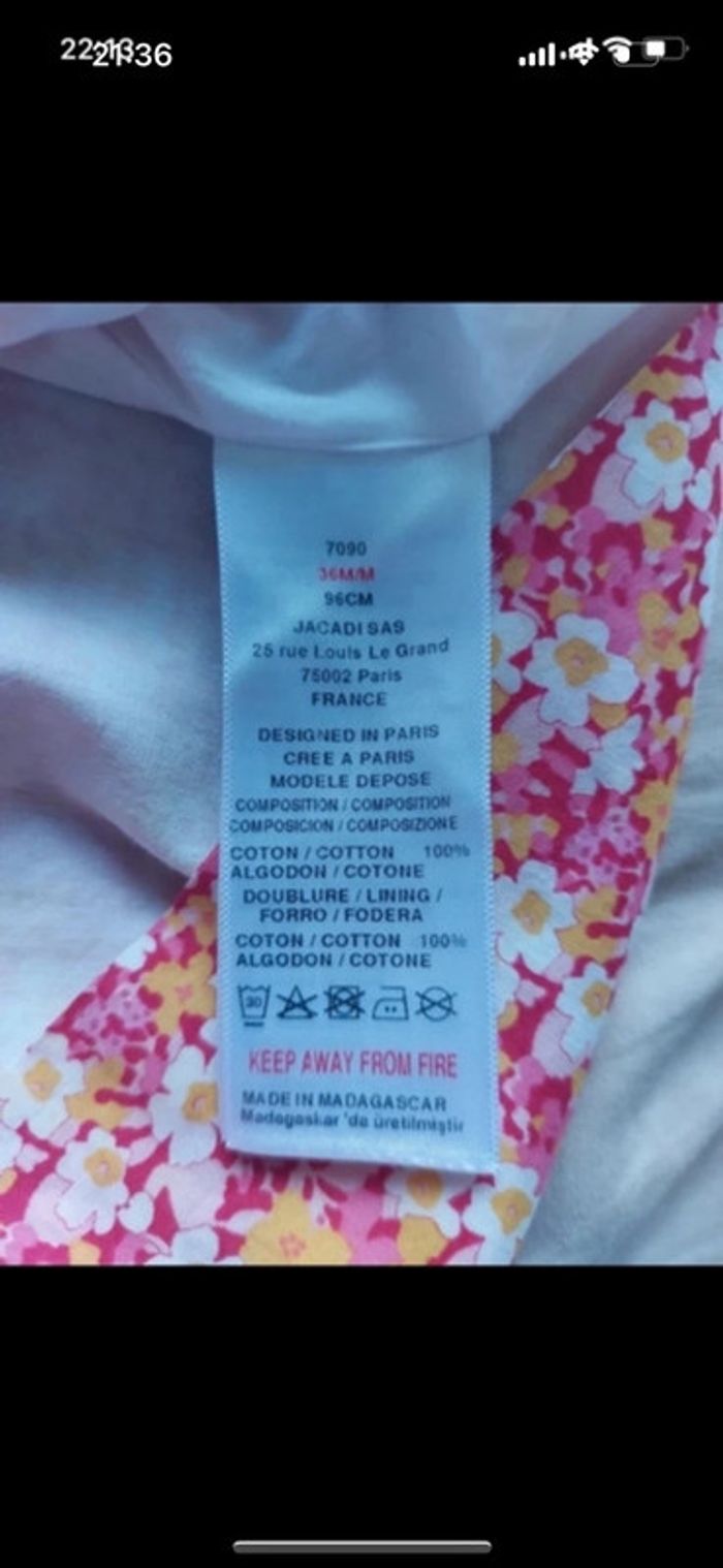 Robe Jacadi Liberty taille 36 mois - photo numéro 4