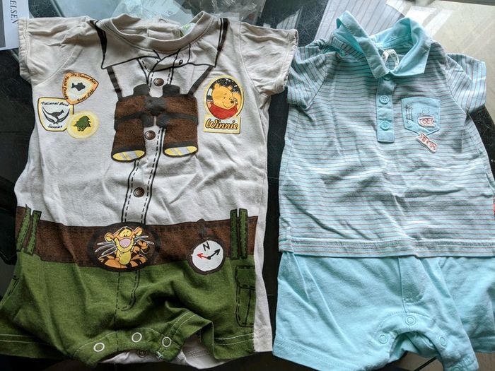 Lot de 2 combishorts orchestra 6 mois