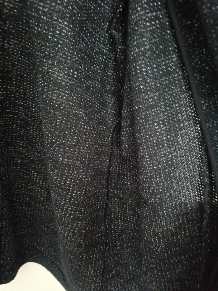 Veste noir mouchetée de blanc Promod 38 - photo numéro 6