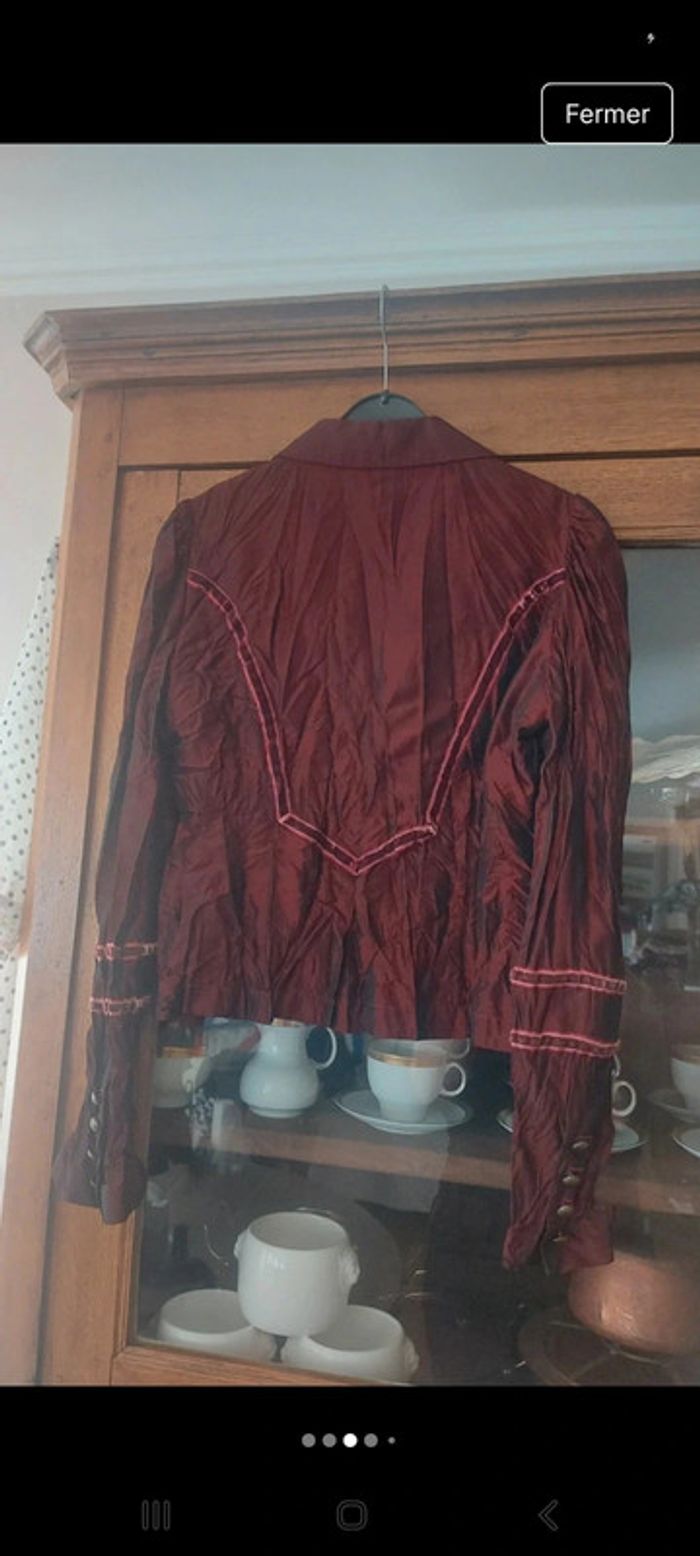 Jolie Blazer bordeaux Bandolera fr 38 it 40 - photo numéro 3