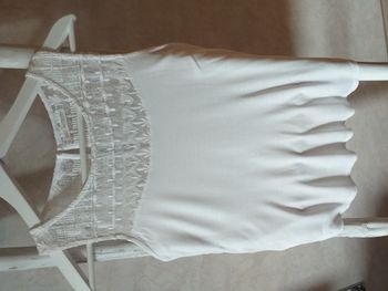 Haut blanc cassé , Bershka , T M 38