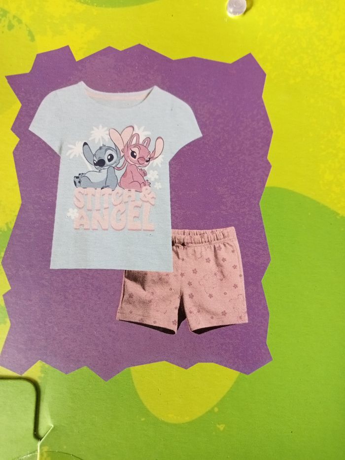 Pyjama short Stitch 5/6 ans - photo numéro 3