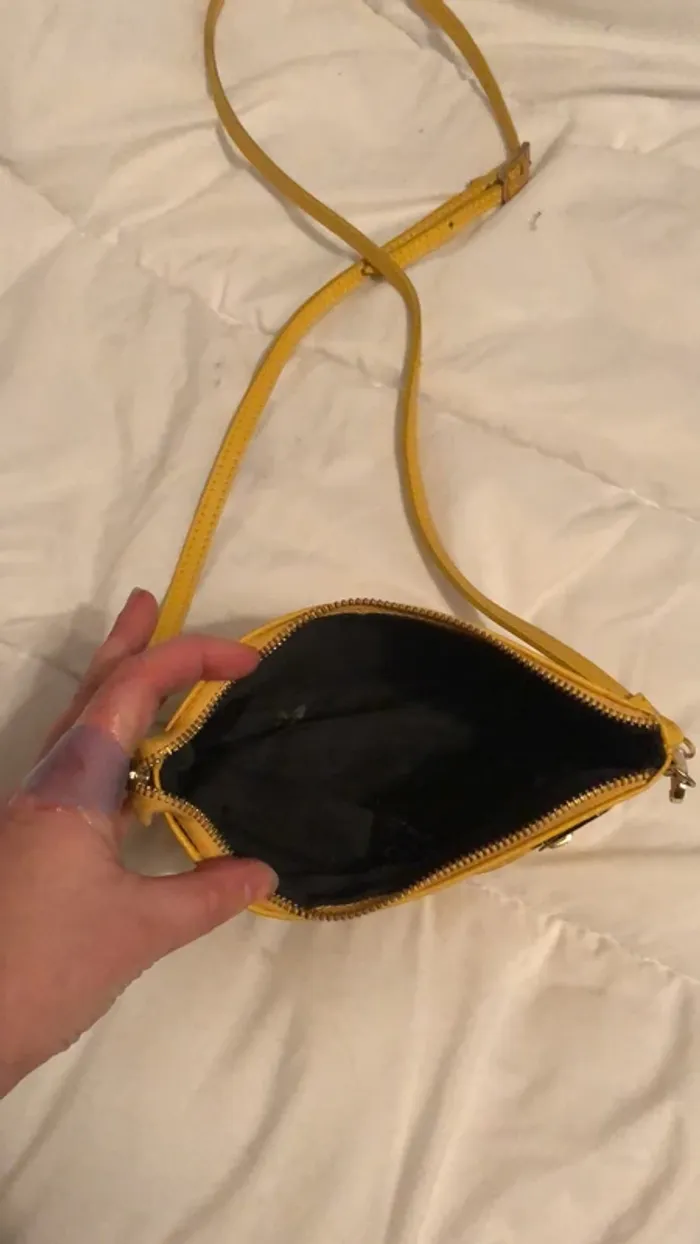 Sac bandoulière moutarde - photo numéro 3