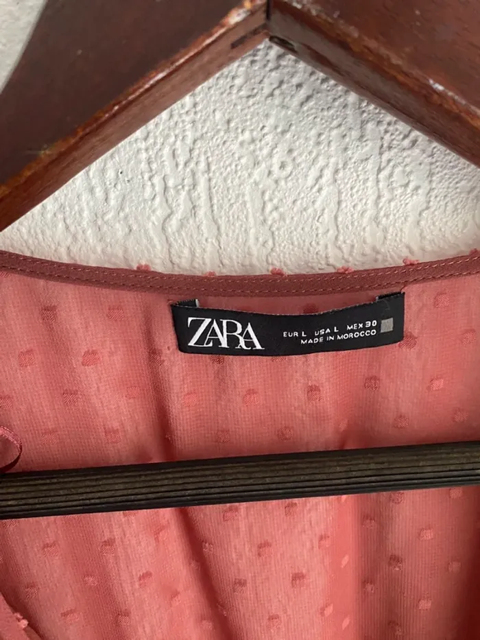 Robe rose taille L 40 zara - photo numéro 3