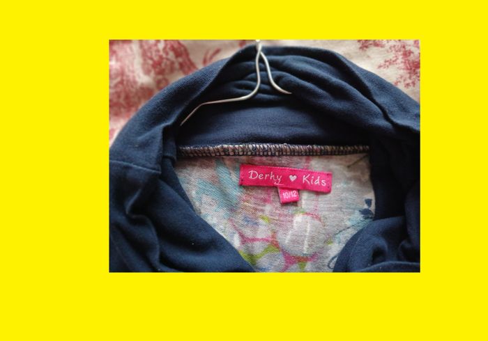 Robe manche longue col roulé 10 12 ans - photo numéro 2