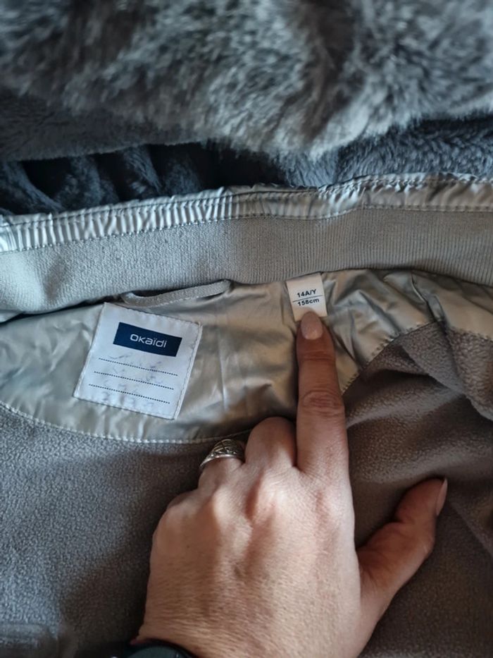 Parka fille gris - photo numéro 5