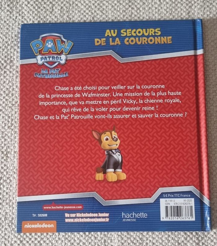 Livre "La Pat Patrouille: Au secours de la couronne" - photo numéro 2