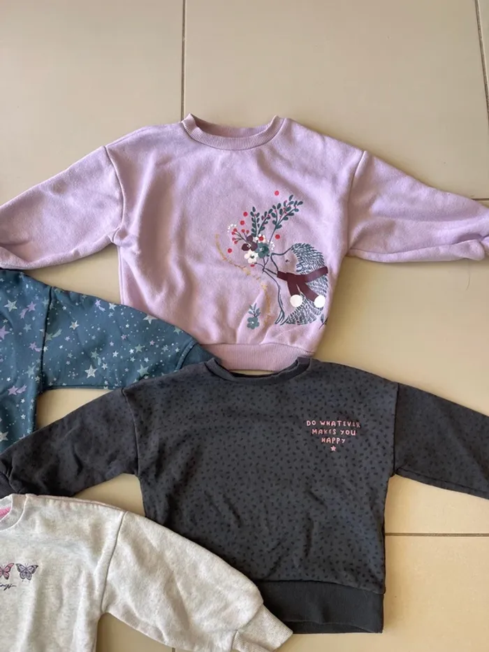 Lot de 4 pulls fille - photo numéro 3