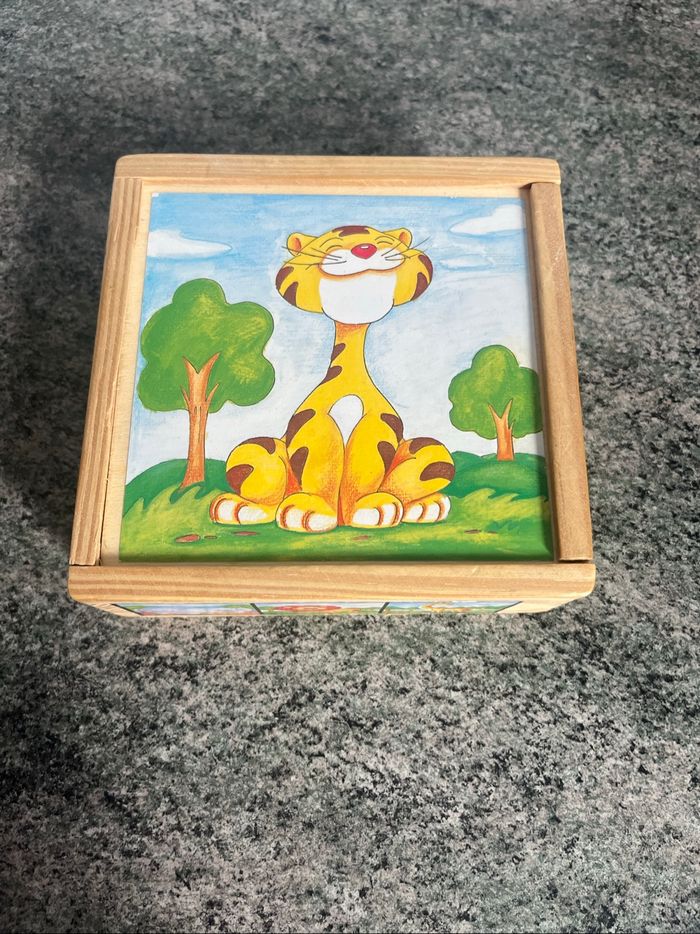Puzzle en bois animaux