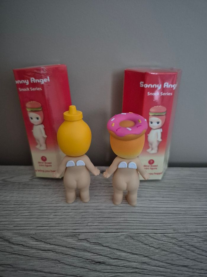 Lot de 2 sonny angel donuts et moutarde série snack neuf - photo numéro 2