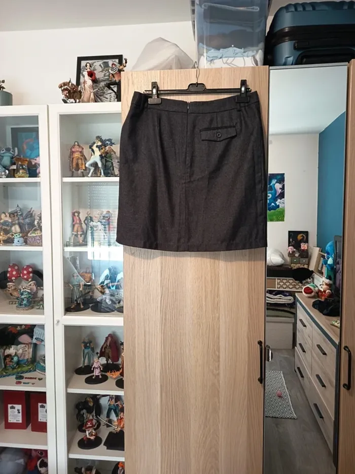 Jupe gris foncé tout simplement - Taille XL 42 - photo numéro 4