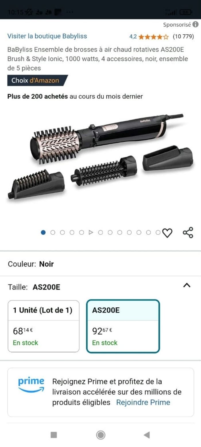 Brosse soufflante rotative BaByliss - photo numéro 3