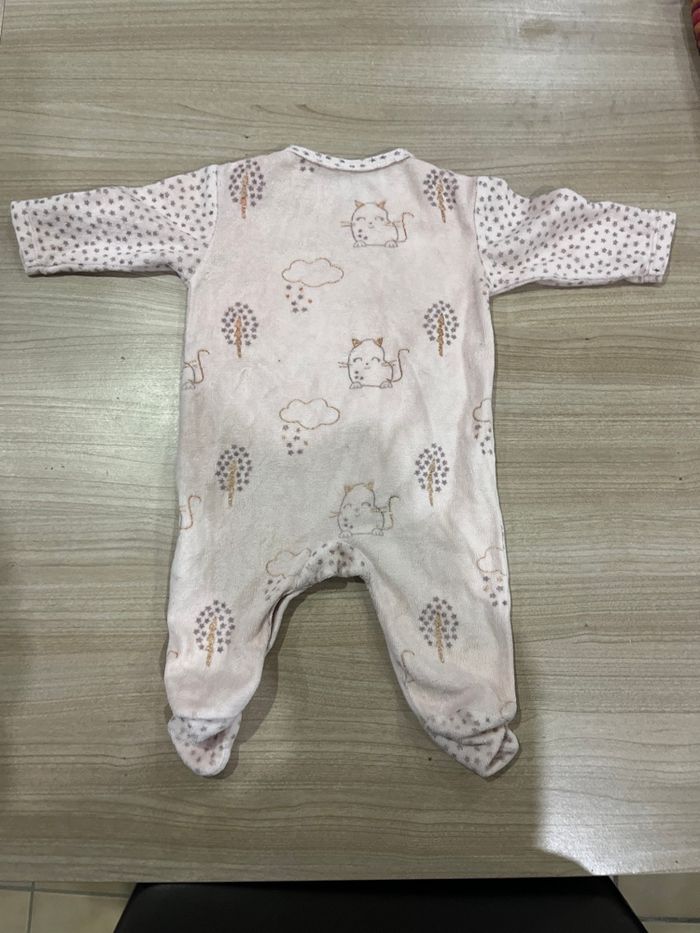 Pyjama à pression rose pale - photo numéro 2