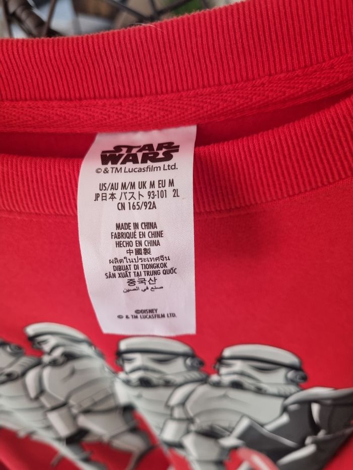 Sweat rouge Star Wars - photo numéro 6