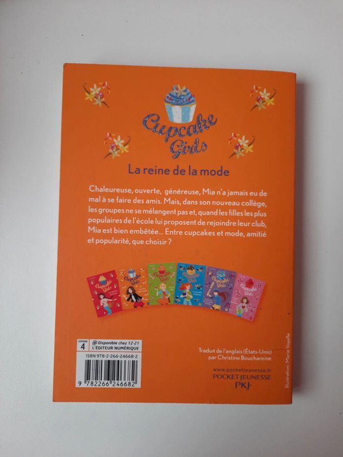 Livre Cupcake Girls La reine de la mode - photo numéro 2