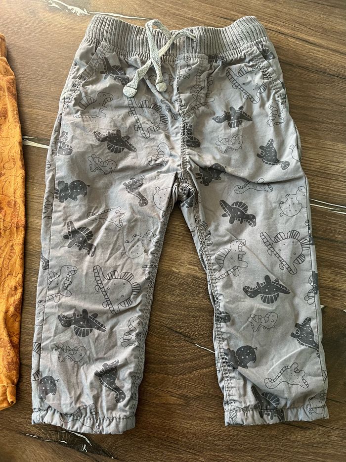 Lot 2 pantalons dinosaures bébé garçon - photo numéro 2